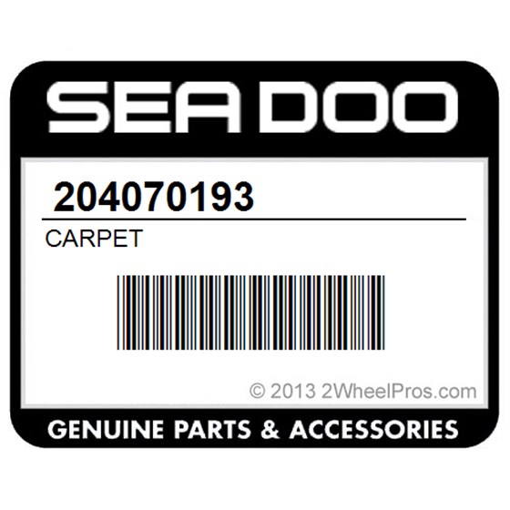 Sea-Doo 204070193 Carpet