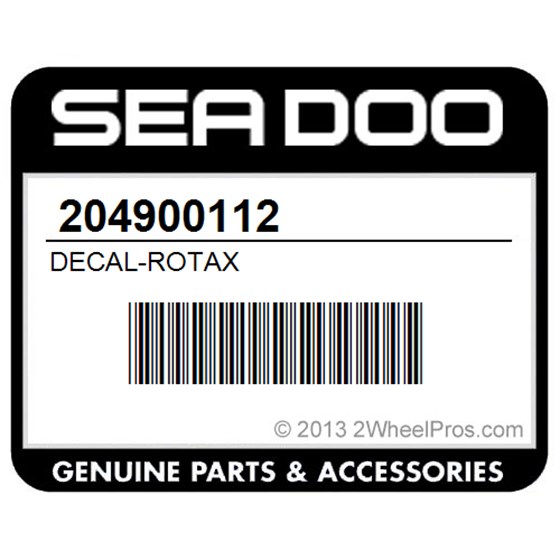 Sea-Doo 204900112 Decal-Rotax