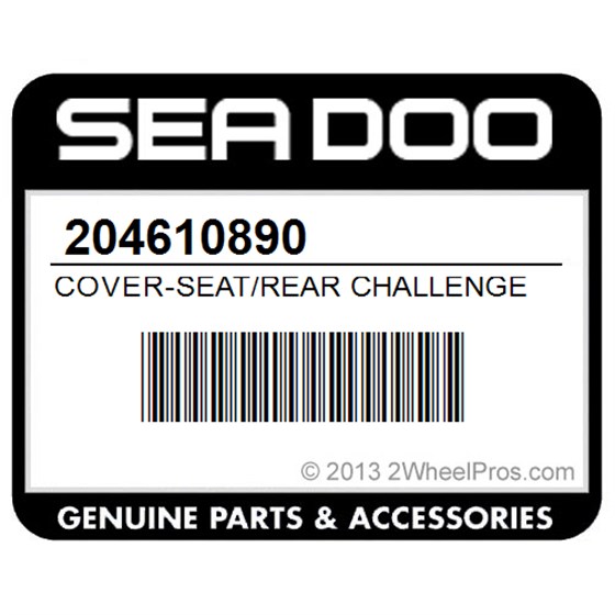 Sea-Doo 204610890 Cover-Seat/Rear Challenger 1800 5675