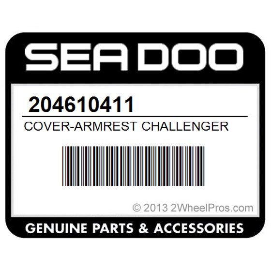 Sea-Doo 204610411 Cover-Armrest Challenger 1800 5675