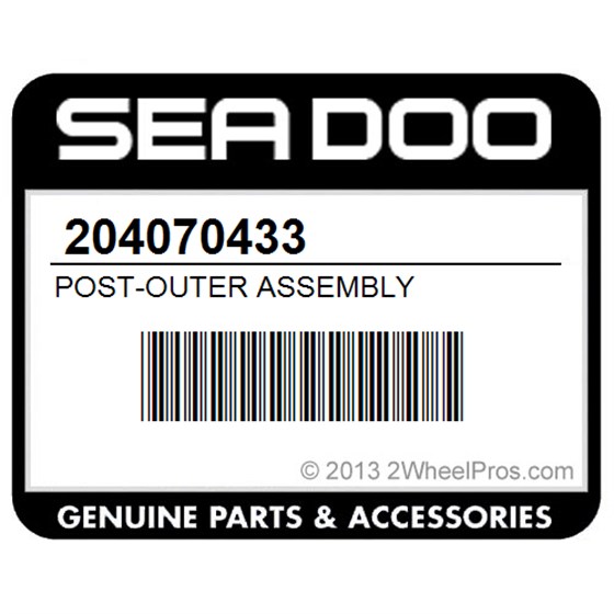Sea-Doo 204070433 Post-Outer Assembly