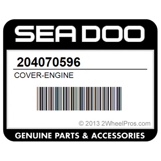 Sea-Doo 204070596 Cover-Engine