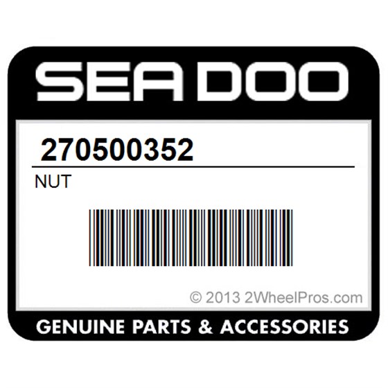 Sea-Doo 270500352 Nut