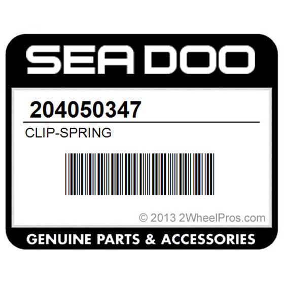 Sea-Doo 204050347 Clip-Spring