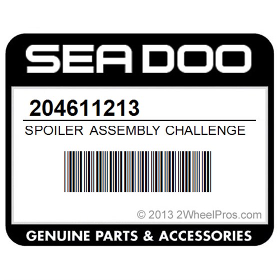 Sea-Doo 204611213 Spoiler Assembly Challenger 1800 (5446)