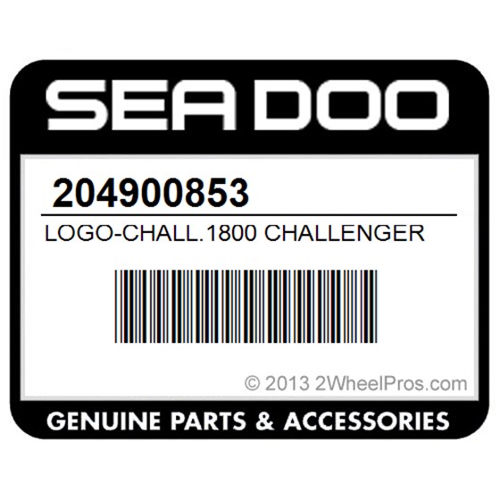 Sea-Doo 204900853 Logo-Chall.1800 Challenger 1800 (5446)