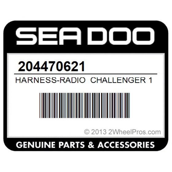 Sea-Doo 204470621 Harness-Radio Challenger 1800 (5446)