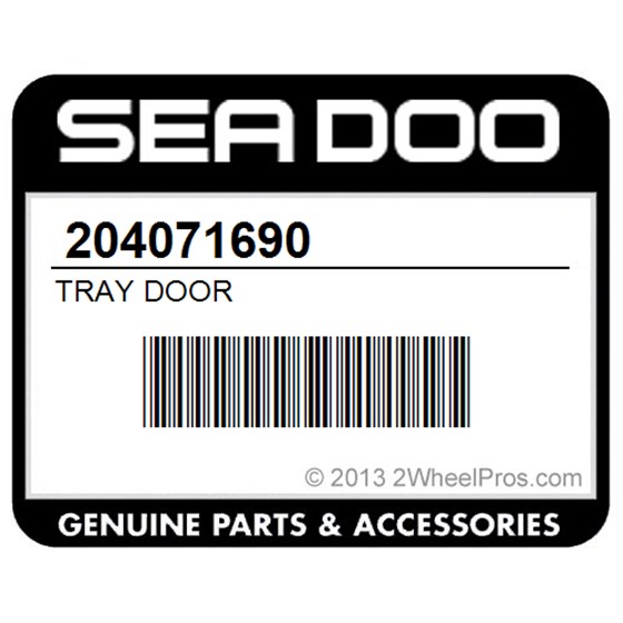Sea-Doo 204071690 Tray Door