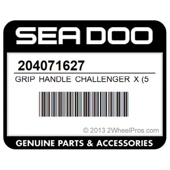 Sea-Doo 204071627 Grip Handle Challenger X (5778)