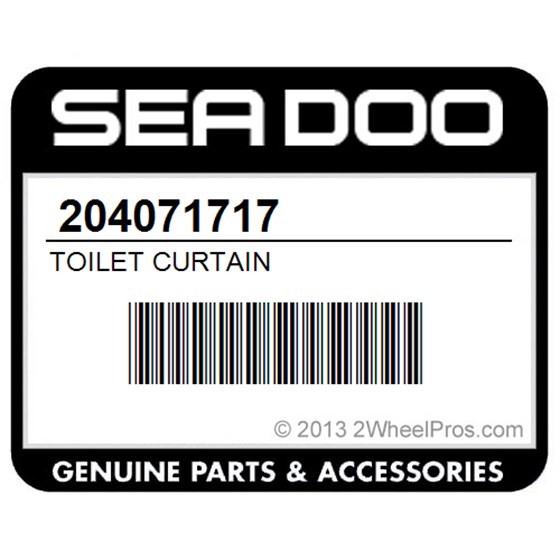 Sea-Doo 204071717 Toilet Curtain