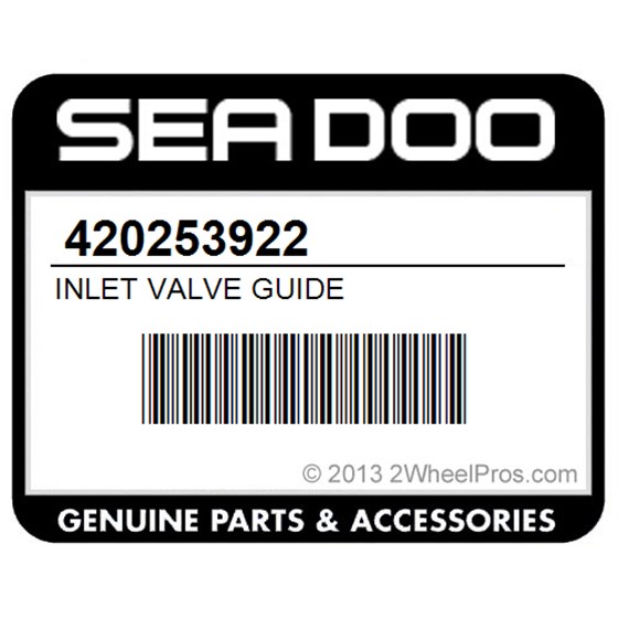 Sea-Doo 420253922 Inlet Valve Guide