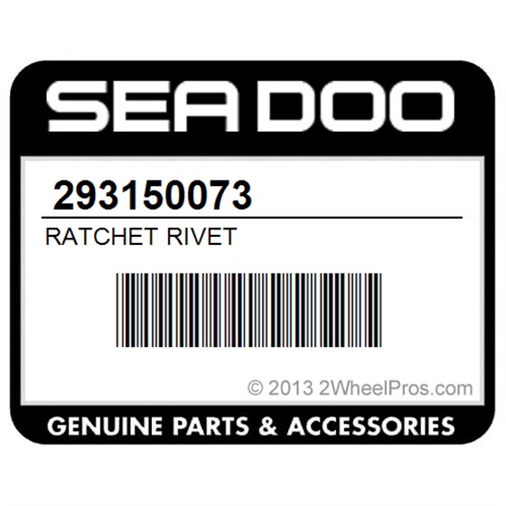 Sea-Doo 293150073 Ratchet Rivet