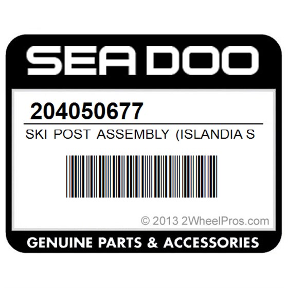 Sea-Doo 204050677 Ski Post Assembly (Islandia Se )