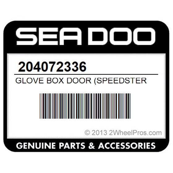 Sea-Doo 204072336 Glove Box Door (Speedster Wake )