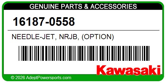 Kawasaki 16187-0558 Needle-Jet, Nrjb, (Option)