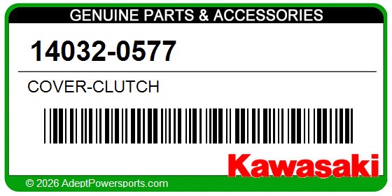 Kawasaki 14032-0577 Cover-Clutch