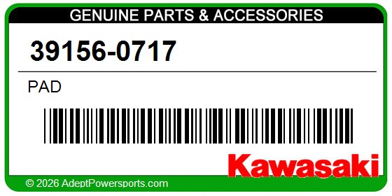 Kawasaki 39156-0717 Pad