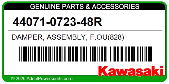 Kawasaki 44071-0723-48R Damper, Assembly, F.Ou(828)