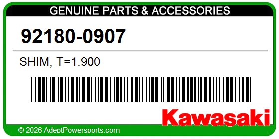 Kawasaki 92180-0907 Shim, T=1.900