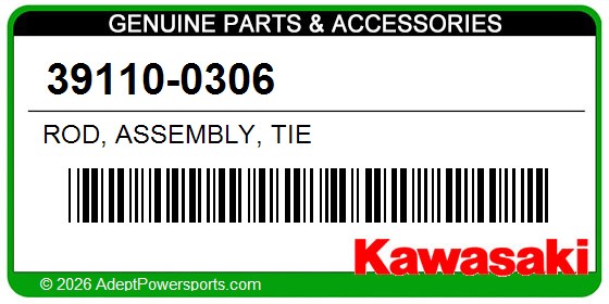 Kawasaki 39110-0306 Rod, Assembly, Tie