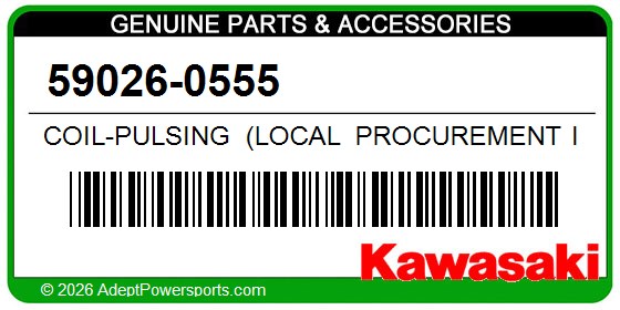 Kawasaki 59026-0555 Coil-Pulsing (Local Procurement Item)