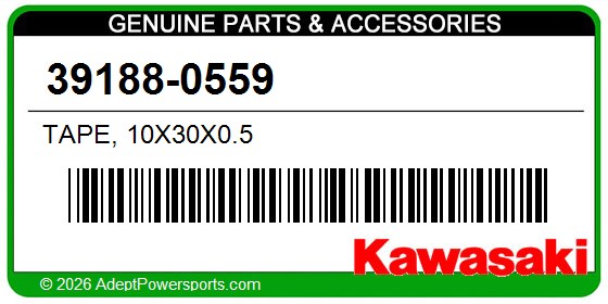 Kawasaki 39188-0559 Tape, 10X30x0.5