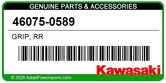 Kawasaki 46075-0589 Grip, Rr