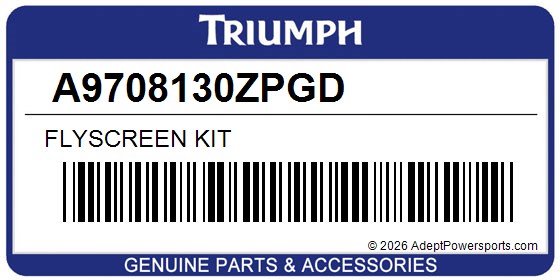 Triumph A9708130ZPGD Flyscreen Kit