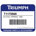 Triumph T1175565 Clutch, Spring, 1200