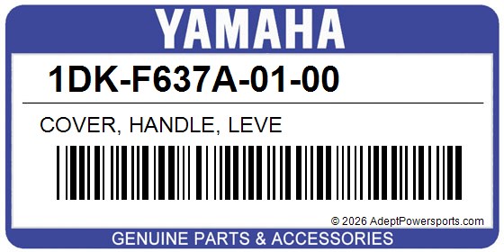 Yamaha 1DK-F637A-01-00 Cover, Handle, Leve