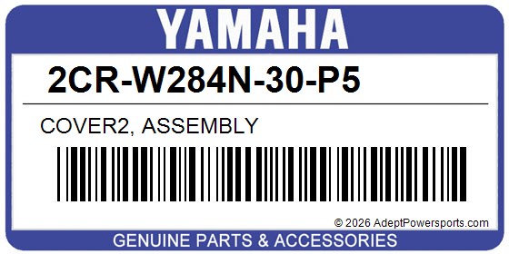 Yamaha 2CR-W284N-30-P5 Cover2, Assembly