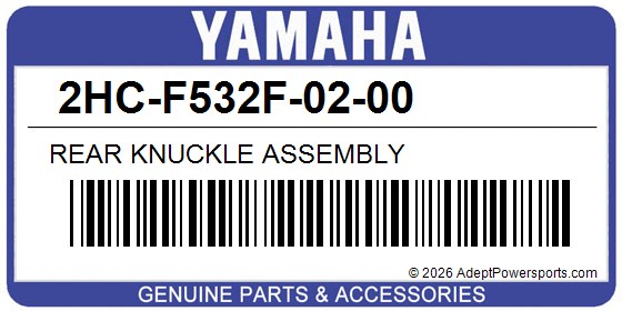 Yamaha 2HC-F532F-02-00 Rear Knuckle Assembly