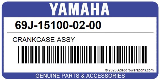 Yamaha 69J-15100-02-00 Crankcase Assy