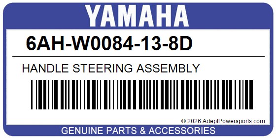 Yamaha 6AH-W0084-13-8D Handle Steering Assembly