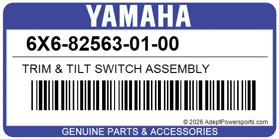Yamaha 6X6-82563-01-00 Trim & Tilt Switch Assembly