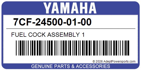 Yamaha 7CF-24500-01-00 Fuel Cock Assembly 1