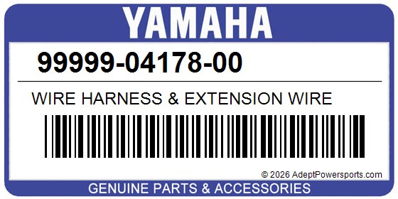 Yamaha 99999-04178-00 Wire Harness & Extension Wire