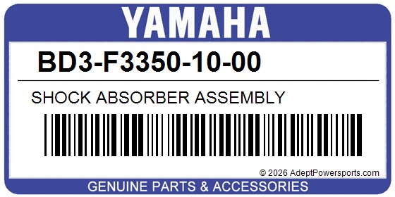 Yamaha BD3-F3350-10-00 Shock Absorber Assembly