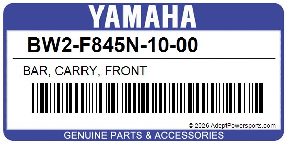 Yamaha BW2-F845N-10-00 Bar, Carry, Front