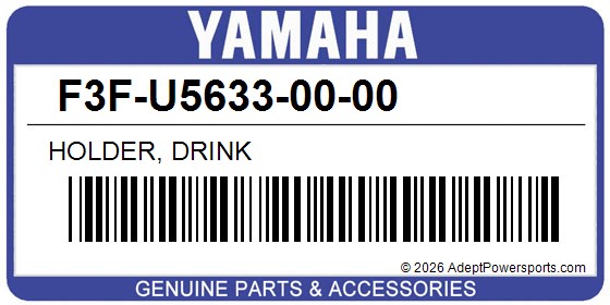 Yamaha F3F-U5633-00-00 Holder, Drink