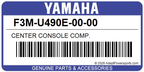 Yamaha F3M-U490E-00-00 Center Console Comp.