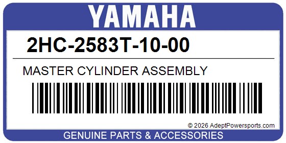 Yamaha 2HC-2583T-10-00 Master Cylinder Assembly