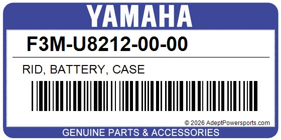 Yamaha F3M-U8212-00-00 Rid, Battery, Case