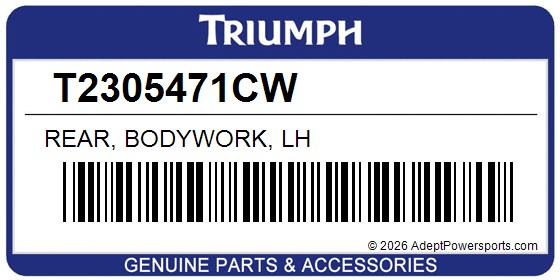 Triumph T2305471CW Rear, Bodywork, Lh