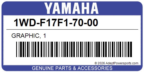 Yamaha 1WD-F17F1-70-00 Graphic, 1