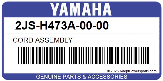 Yamaha 2JS-H473A-00-00 Cord Assembly
