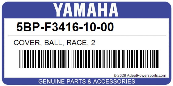 Yamaha 5BP-F3416-10-00 Cover, Ball, Race, 2