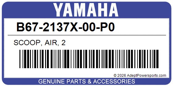 Yamaha B67-2137X-00-P0 Scoop, Air, 2