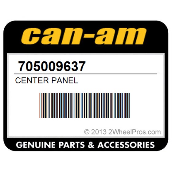 Can-Am 705009637 Center Panel