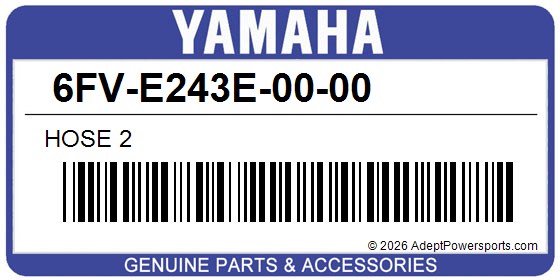 Yamaha 6FV-E243E-00-00 Hose 2